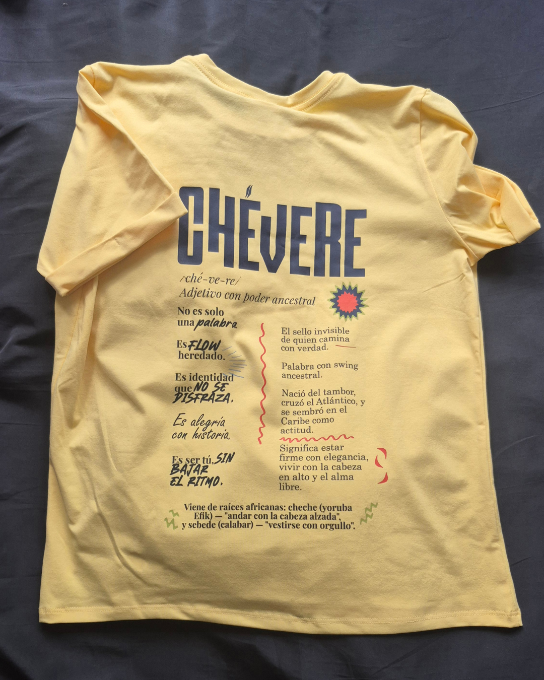 Camiseta Chévere | básica para mujer
