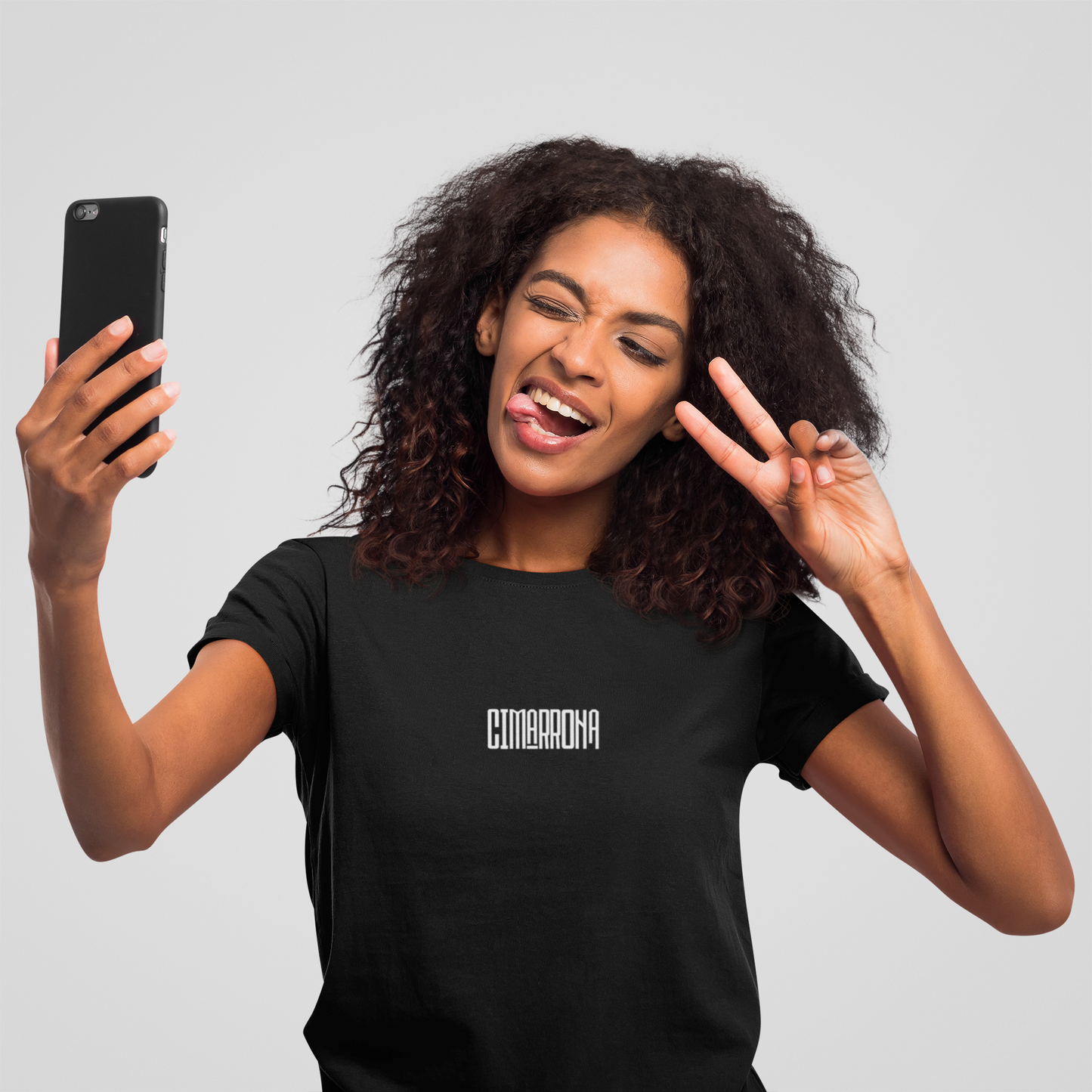 Cimarrona | Camiseta fit pequeño o croptop