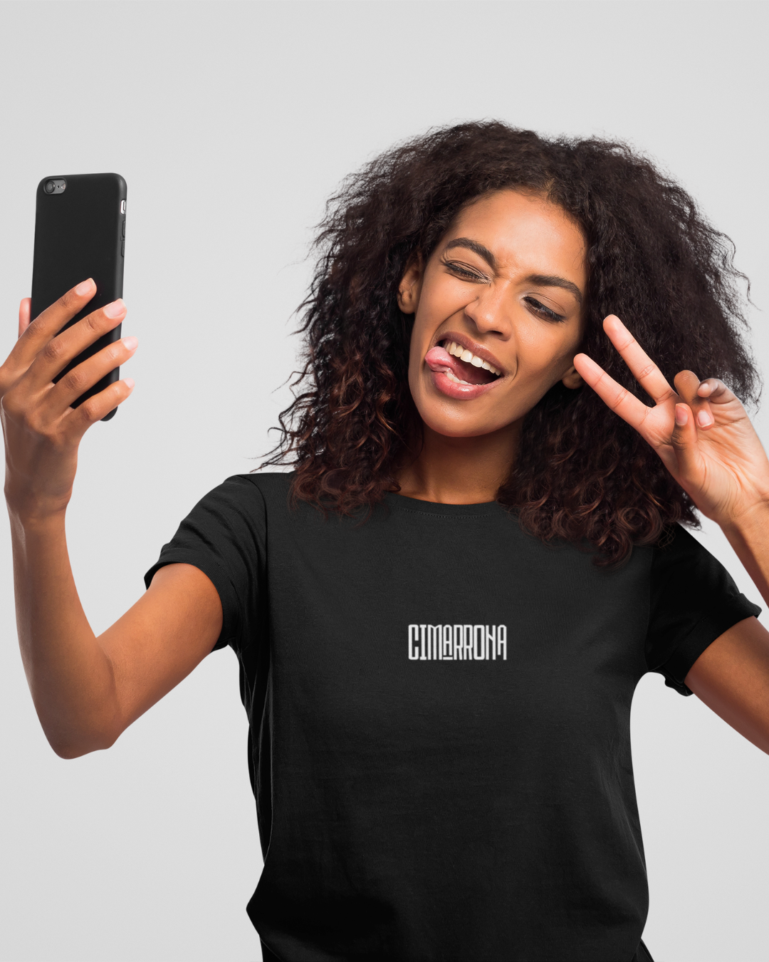 Cimarrona | Camiseta fit pequeño o croptop