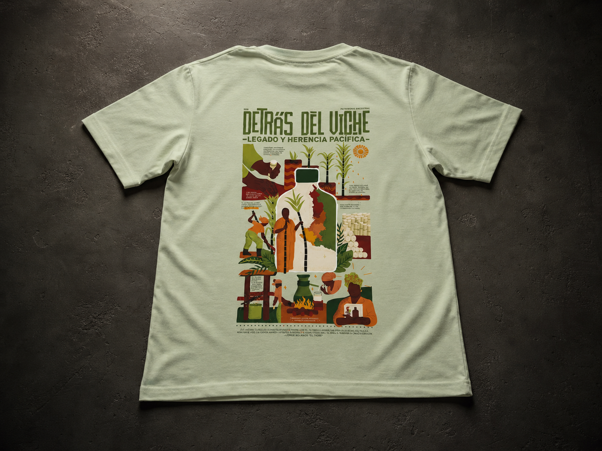 Camiseta Detrás del Viche | oversized unisex