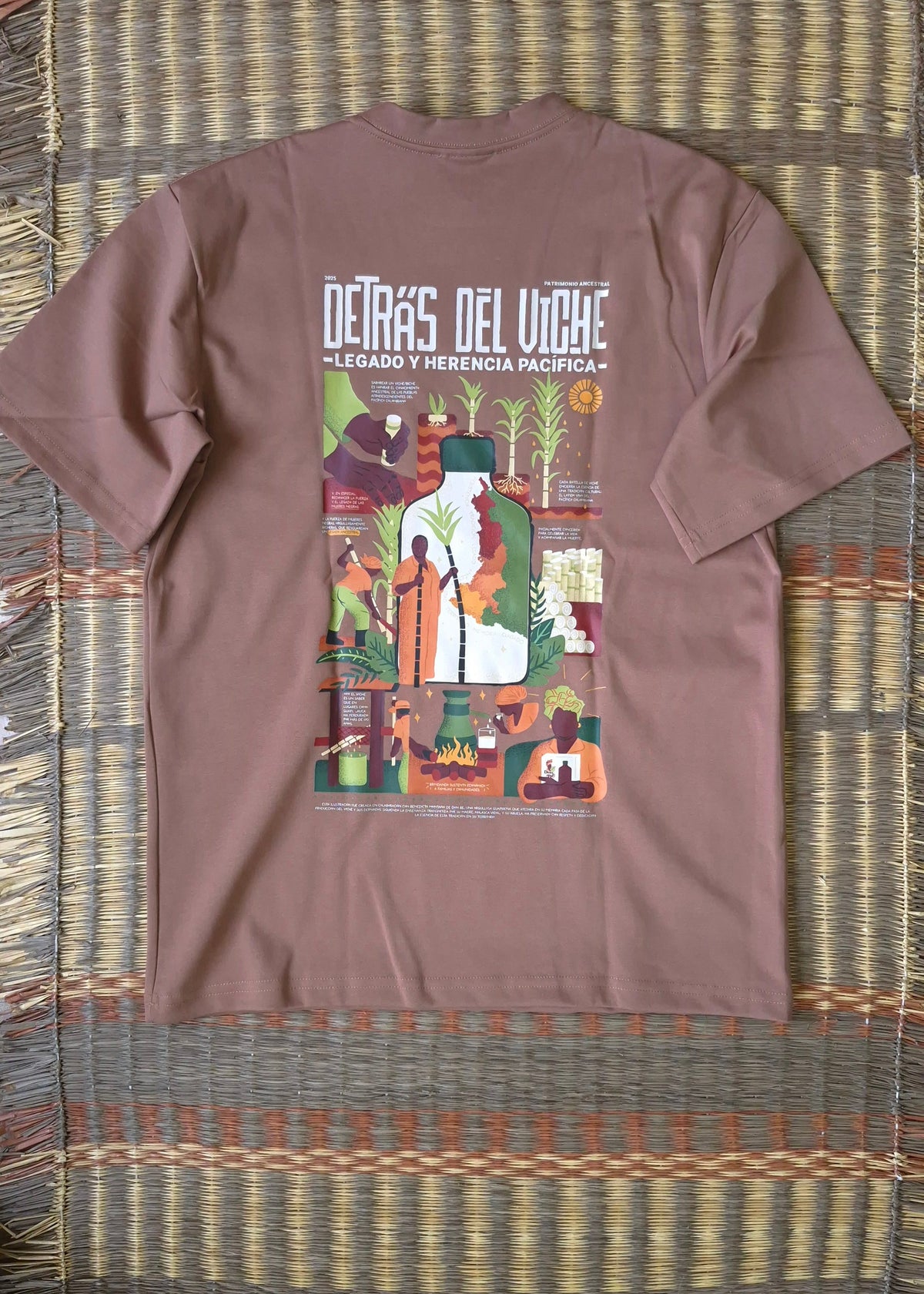 Camiseta Detrás del Viche | oversized unisex