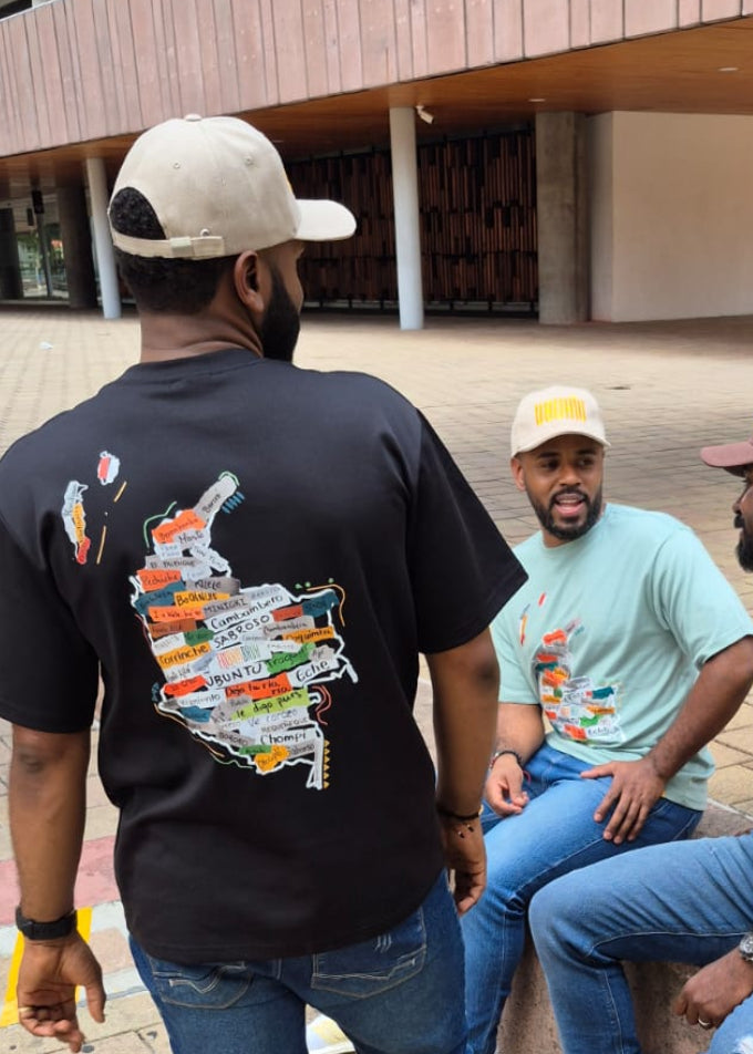 Mapa Colombia - Afrombia | Camiseta Oversized unisex