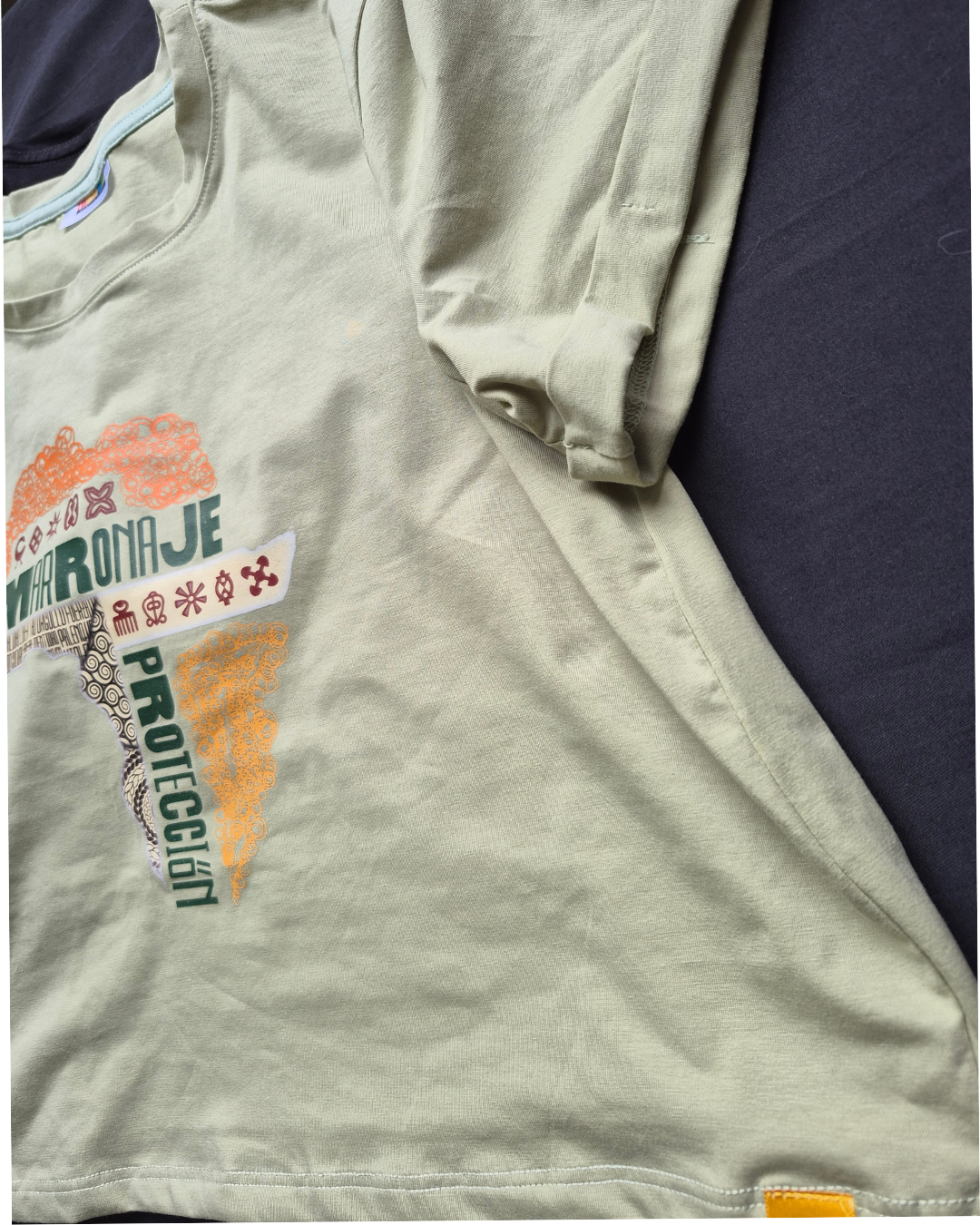 Camiseta Cimarronaje | mapa de África |  Básica y croptop para mujer