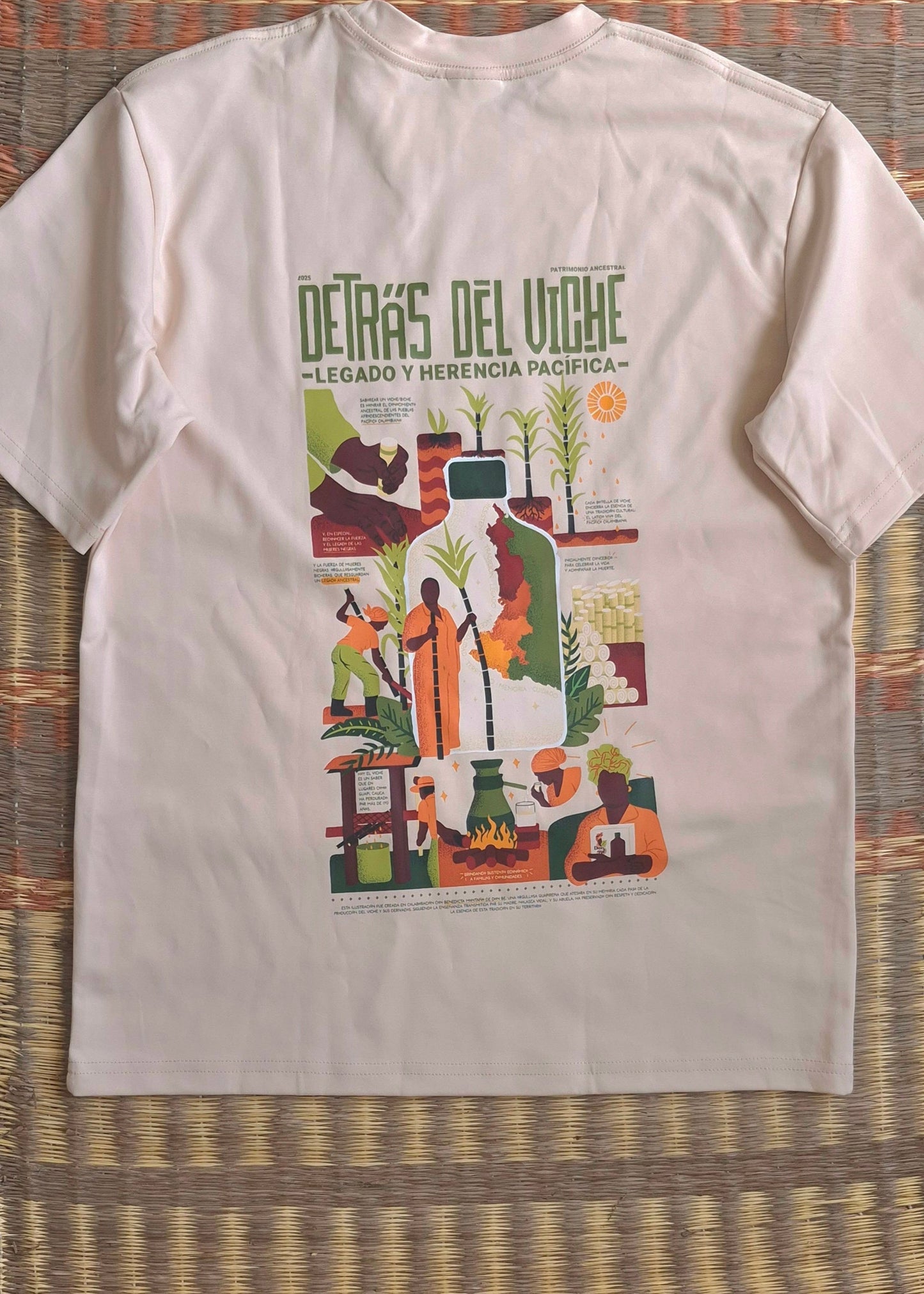 Camiseta Detrás del Viche | oversized unisex