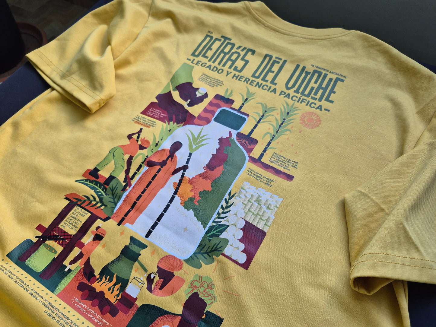 Camiseta Detrás del Viche | oversized unisex