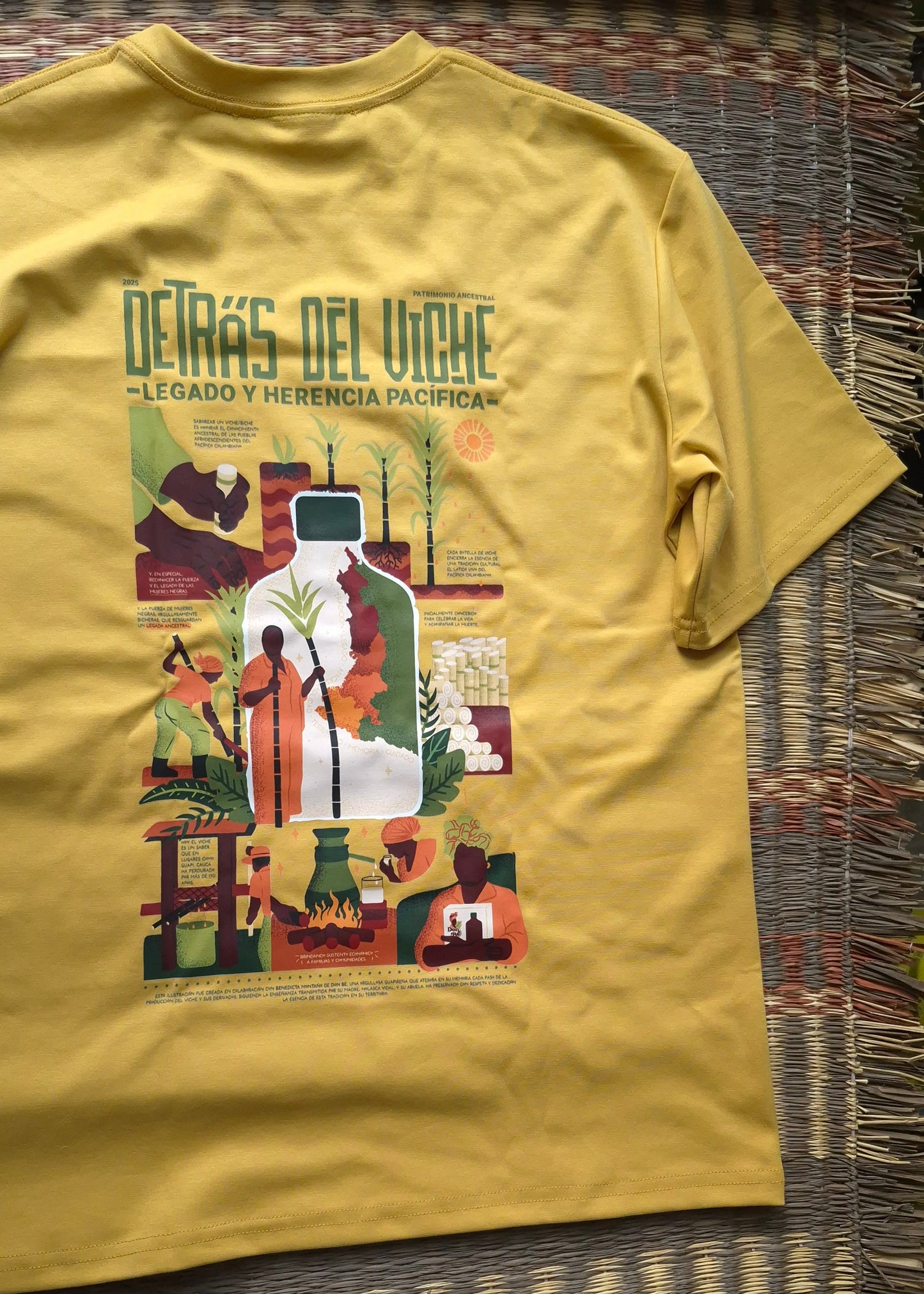 Camiseta Detrás del Viche | oversized unisex