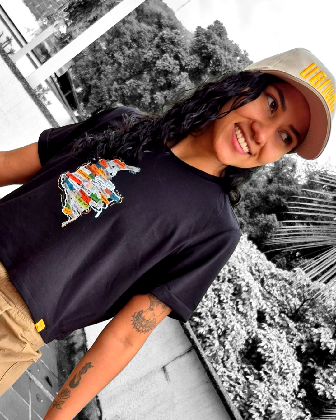 Mapa Colombia | Camiseta croptop